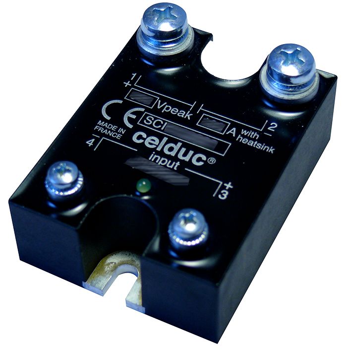 Celduc SC Series Solid State Relay, 25 A Load, 32V dc Control