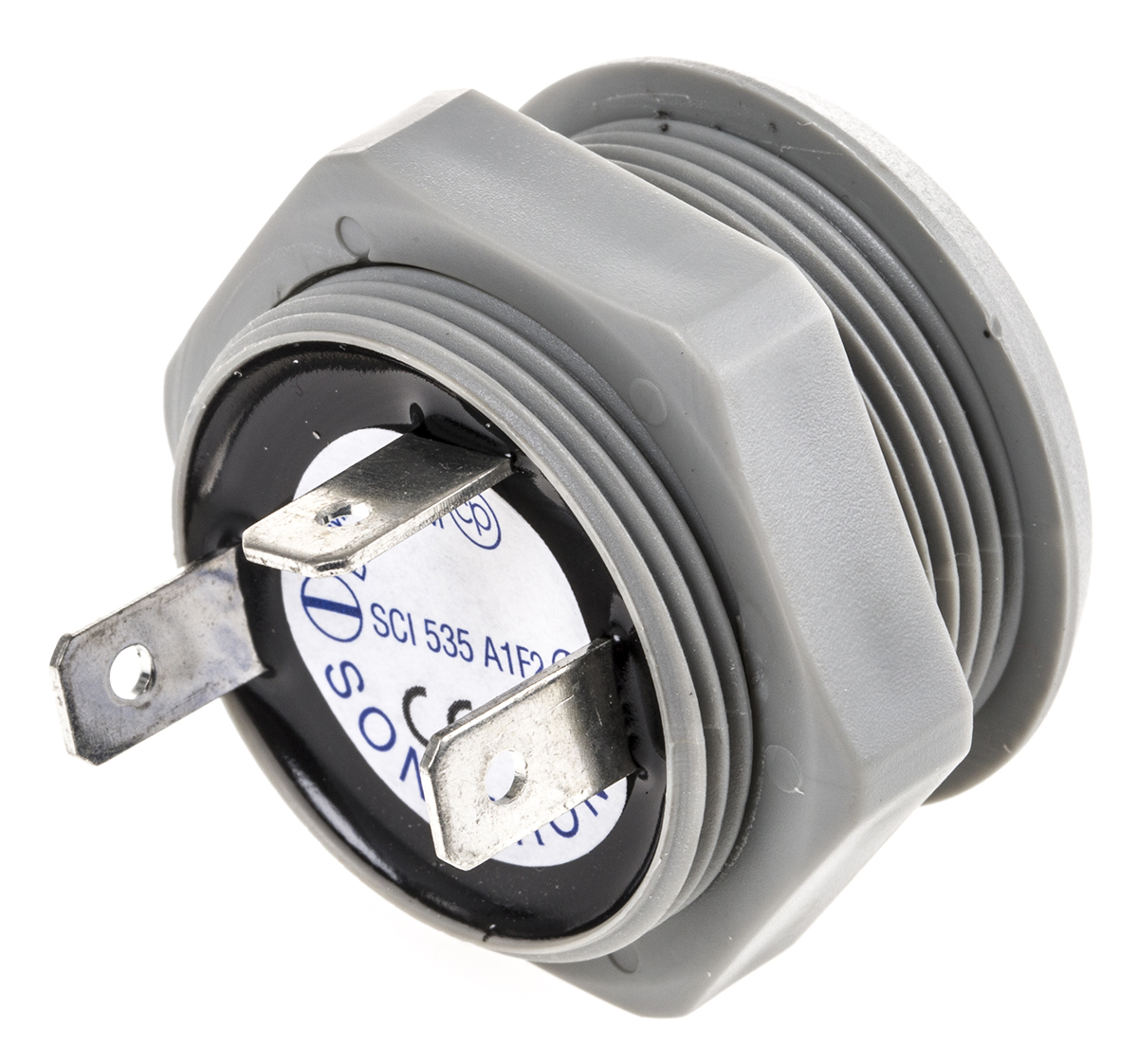 Sonitron 77 dB Through Hole Multifunction Internal 26 mm Piezo Buzzer Component 14 cm 5 V dc Min 35V dc Max