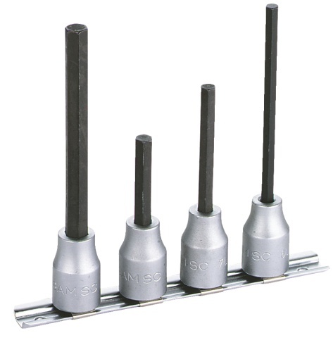 SAM 4-Piece 1/4 in Hexagon Screwdriver Socket Set
