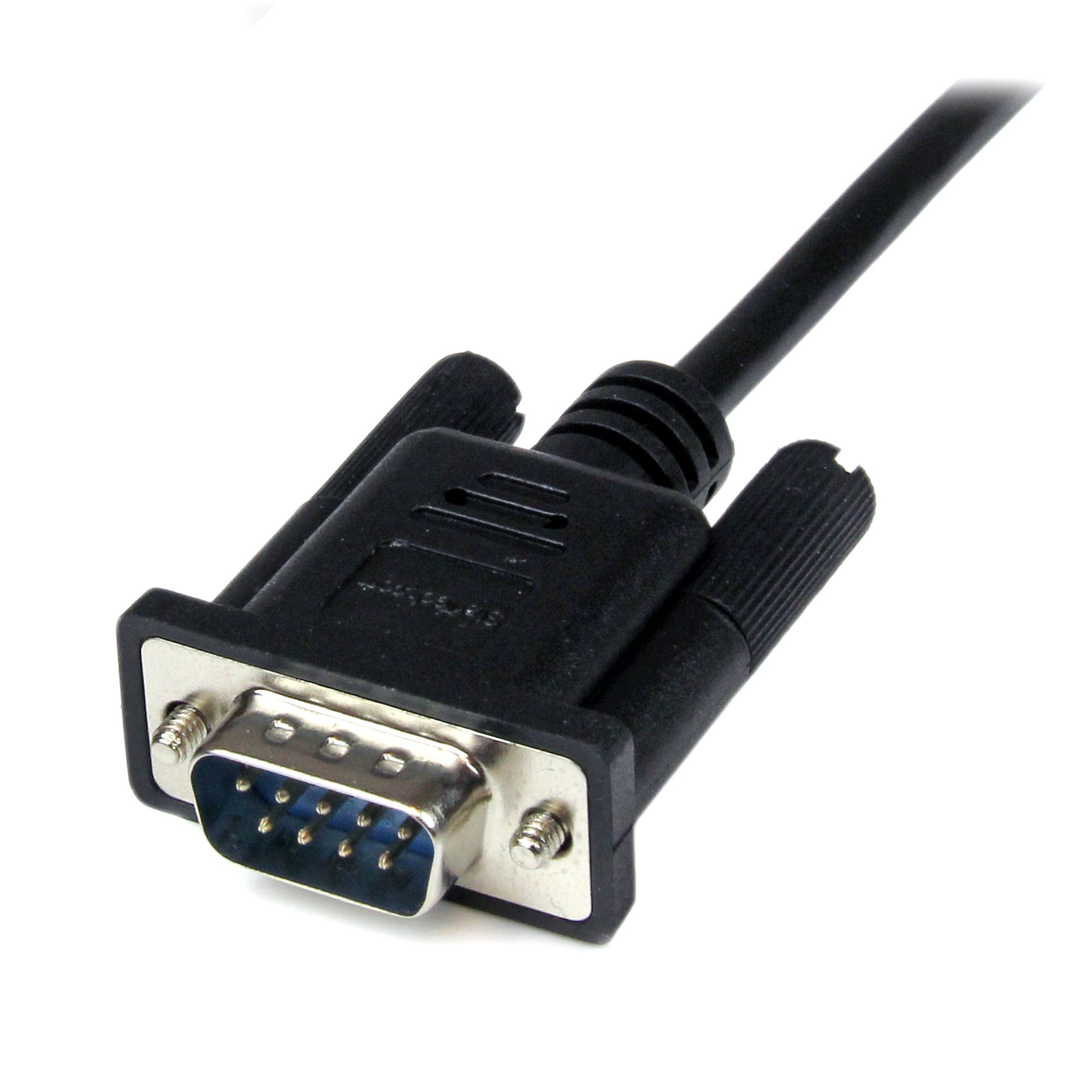 scnm9fm1mbk StarTech.com Female D-Sub 9-Pin to Male DB9 Serial Cable, 1 m Polyvinyl Chloride, SCNM Series