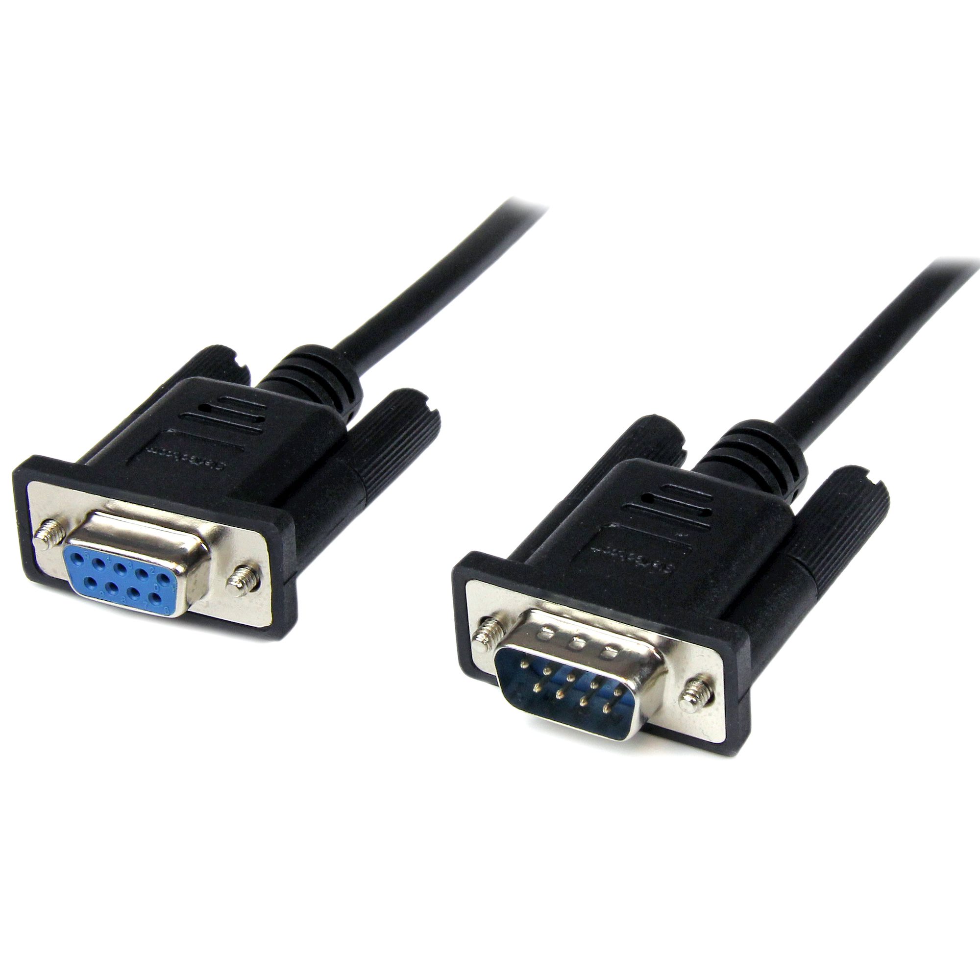 scnm9fm2mbk StarTech.com Female D-Sub 9-Pin to Male DB9 Serial Cable, 2 m Polyvinyl Chloride, SCNM Series