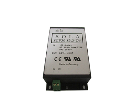SolaHD SCP Switched Mode DIN Rail Power Supply 264V ac AC/DC Input 3.3V dc, 6 A Output DC 30 W