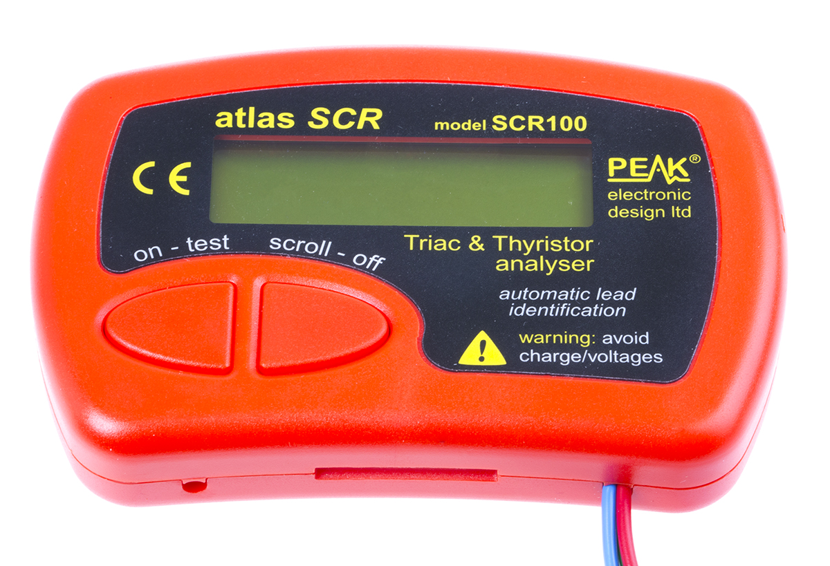 scr100 Peak Electronic Design SCR100 Component Tester SCR and Triac Tester LCD, Model SCR100