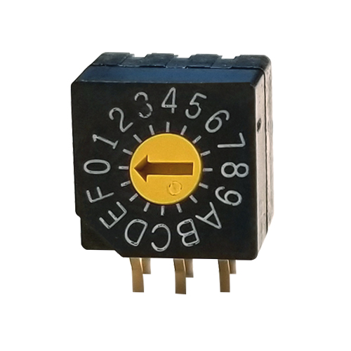 Nidec Components SD-1000, 16 Position SPDT Rotary Switch, 100mA, Pin