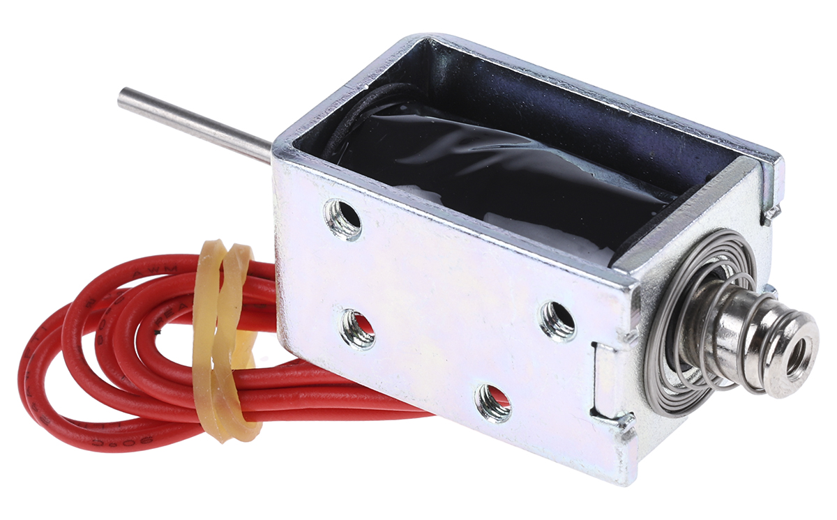 sd0630-12v Solentec Limited SD0630 Linear Solenoid, 12V dc 29.5 mm 15.9mm 20 mm