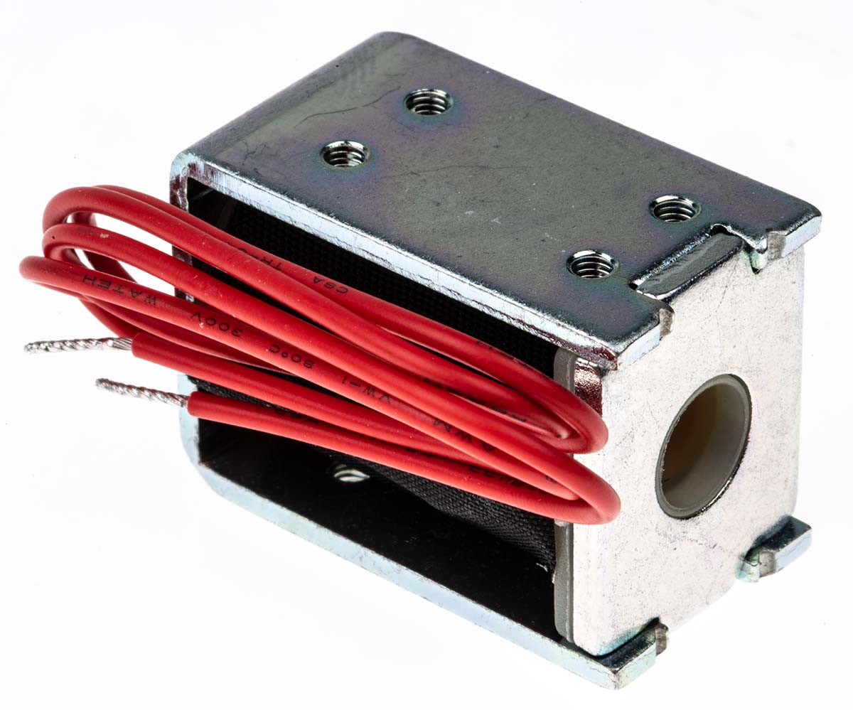 sd0837-24v Solentec Limited SD0837 Linear Solenoid, 24V dc 37 mm 20mm 26 mm