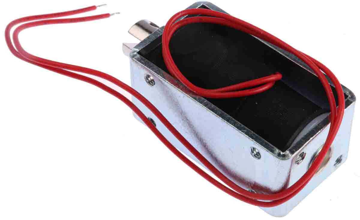 sd1358-6v Solentec Limited SD1358 Linear Solenoid, 6V dc 57.7 mm 25.4mm 31.8 mm