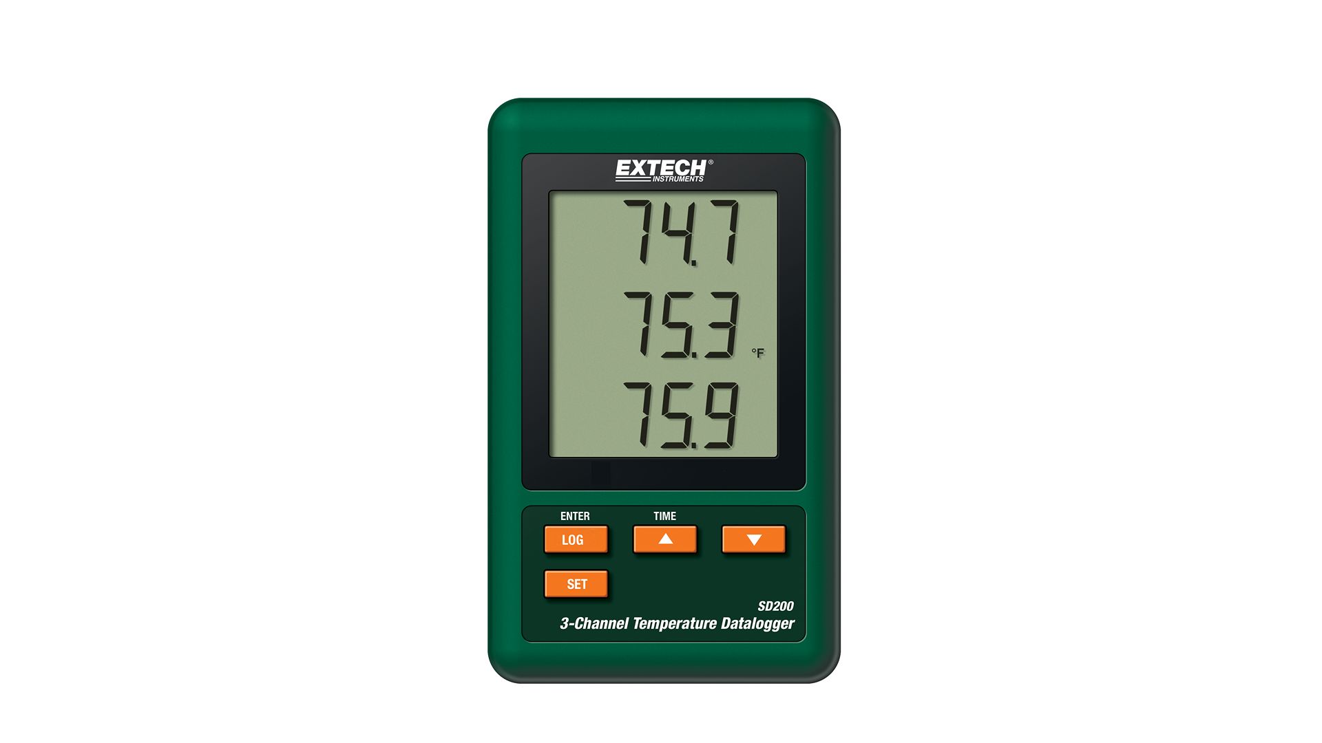 Extech SD200 Temperature Data Logger, RS232, USB, 3 Channel