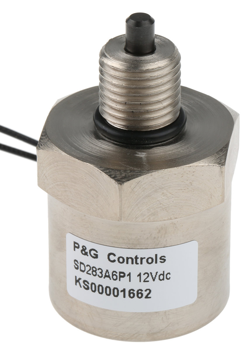 Mechetronics Linear Solenoid, 12V dc 24.5 mm