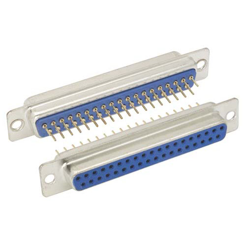 L-Com SD37 37 Way Straight 2.77 mm Pitch Screw D-Sub Connector, with Jack Screw Female