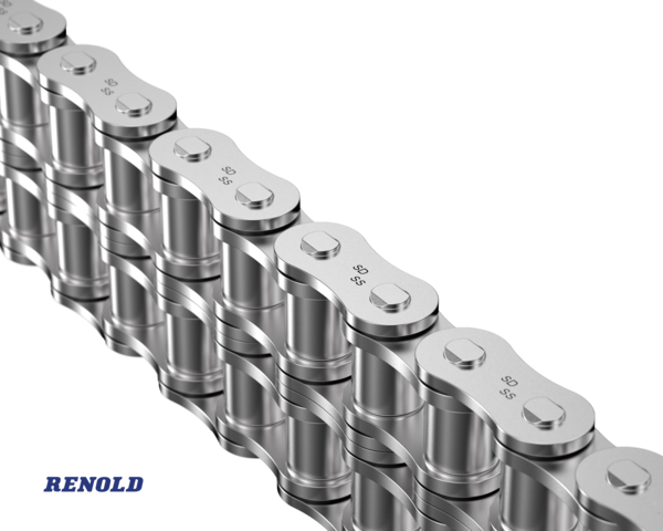 Renold 40-2 2 Roller Chain, 10 ft, 16.6 mm, SD, ANSI
