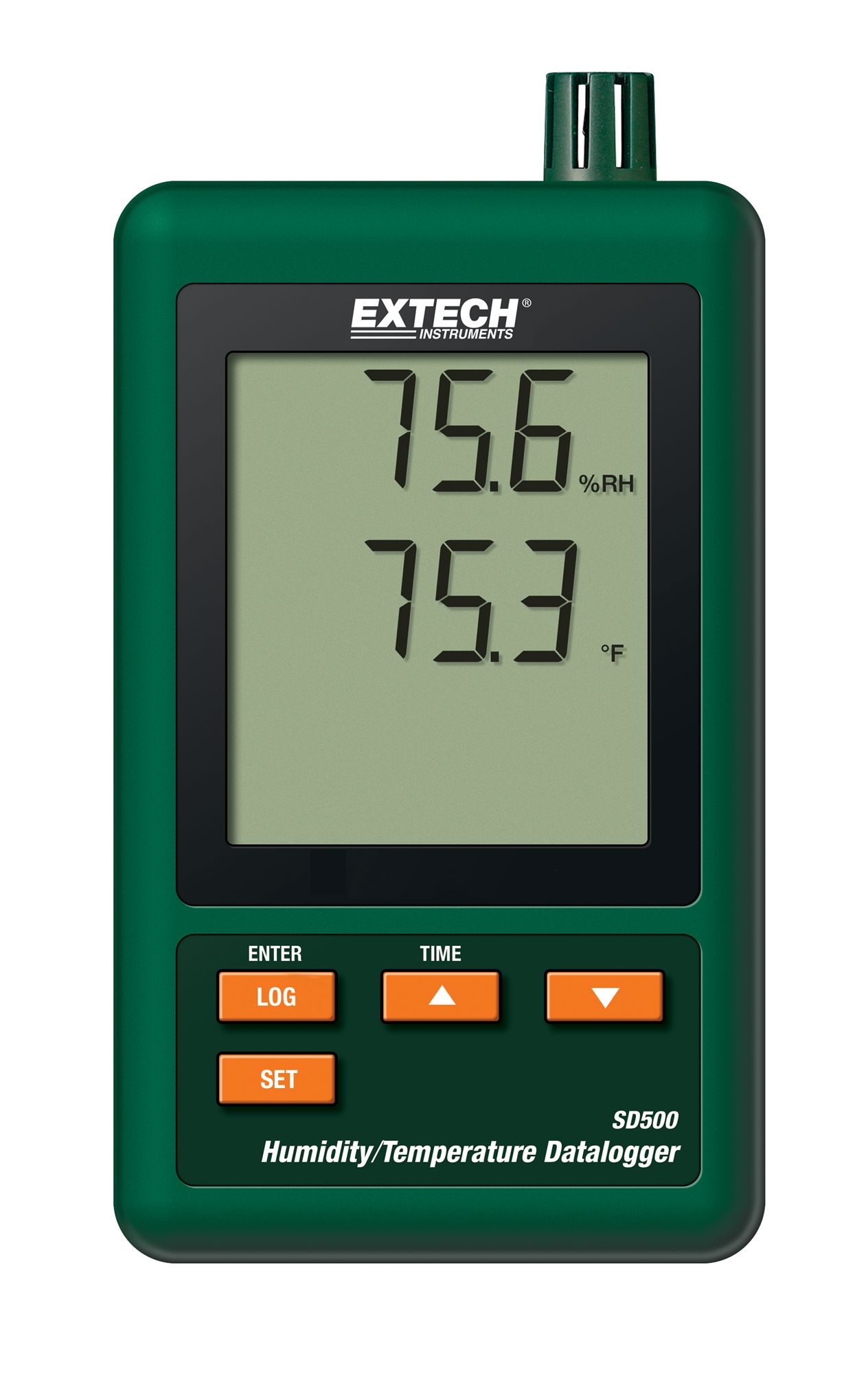 Extech SD500 Temperature & Humidity Data Logger, USB, RS232