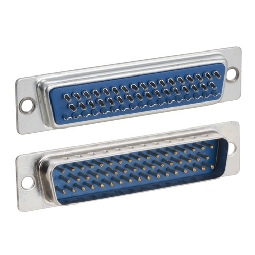 L-Com SD-50 50 Way Straight 2.79 mm Pitch Screw D-Sub Connector, with Jack Screw Male