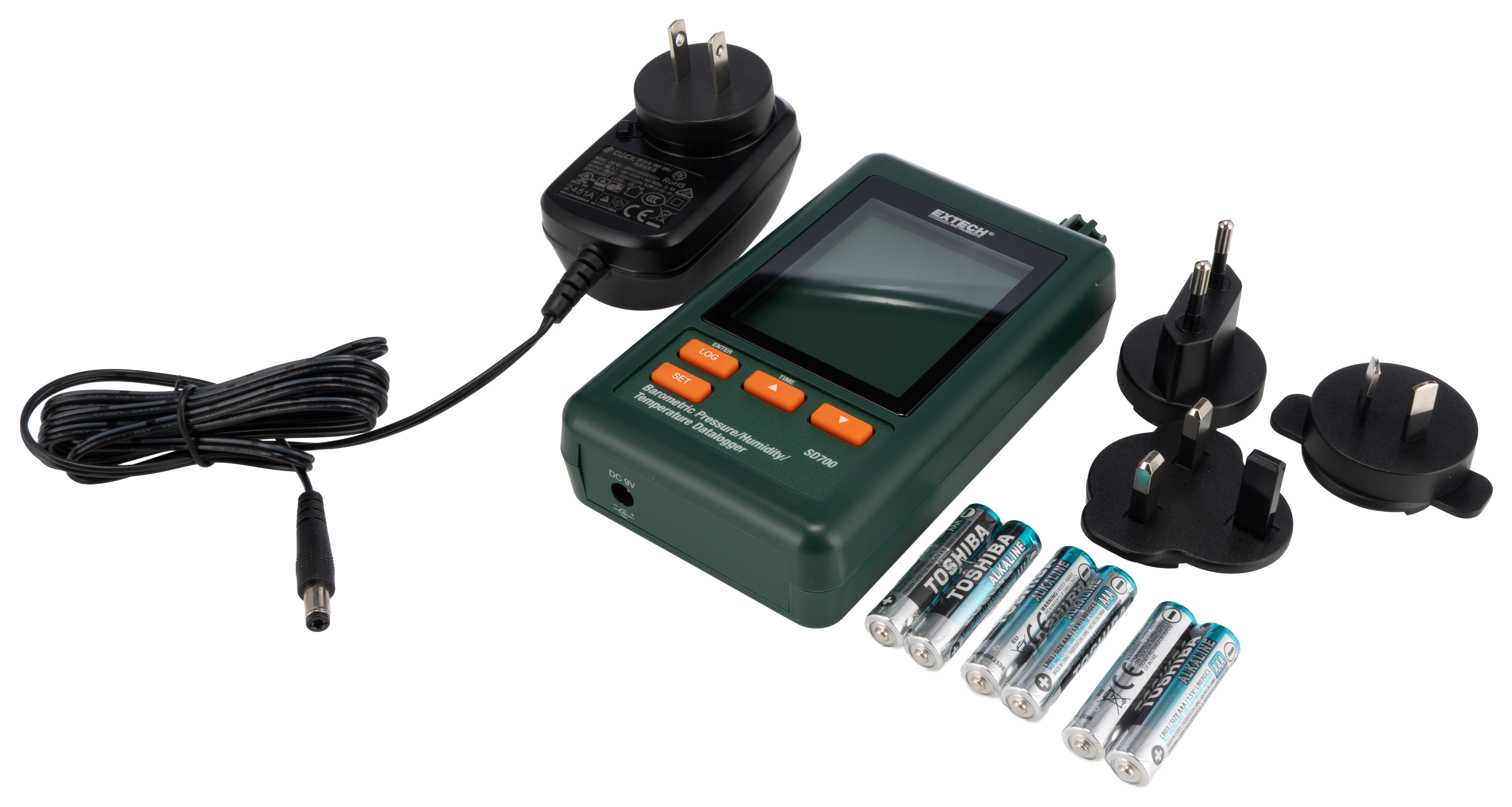 Extech SD700 Temperature & Humidity Data Logger, RS232, 3 Channel