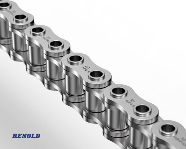 Renold Roller 1 Roller Chain, 10 ft, 32.8 mm, SD, ANSI