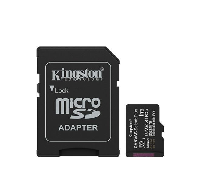 Kingston 1 TB MicroSDXC Micro SD Card, UHS-I, Class 10