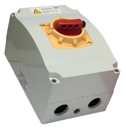 Craig & Derricott 3-Pole DIN Rail Isolator Switch -, IP65, 40A, 11 kW
