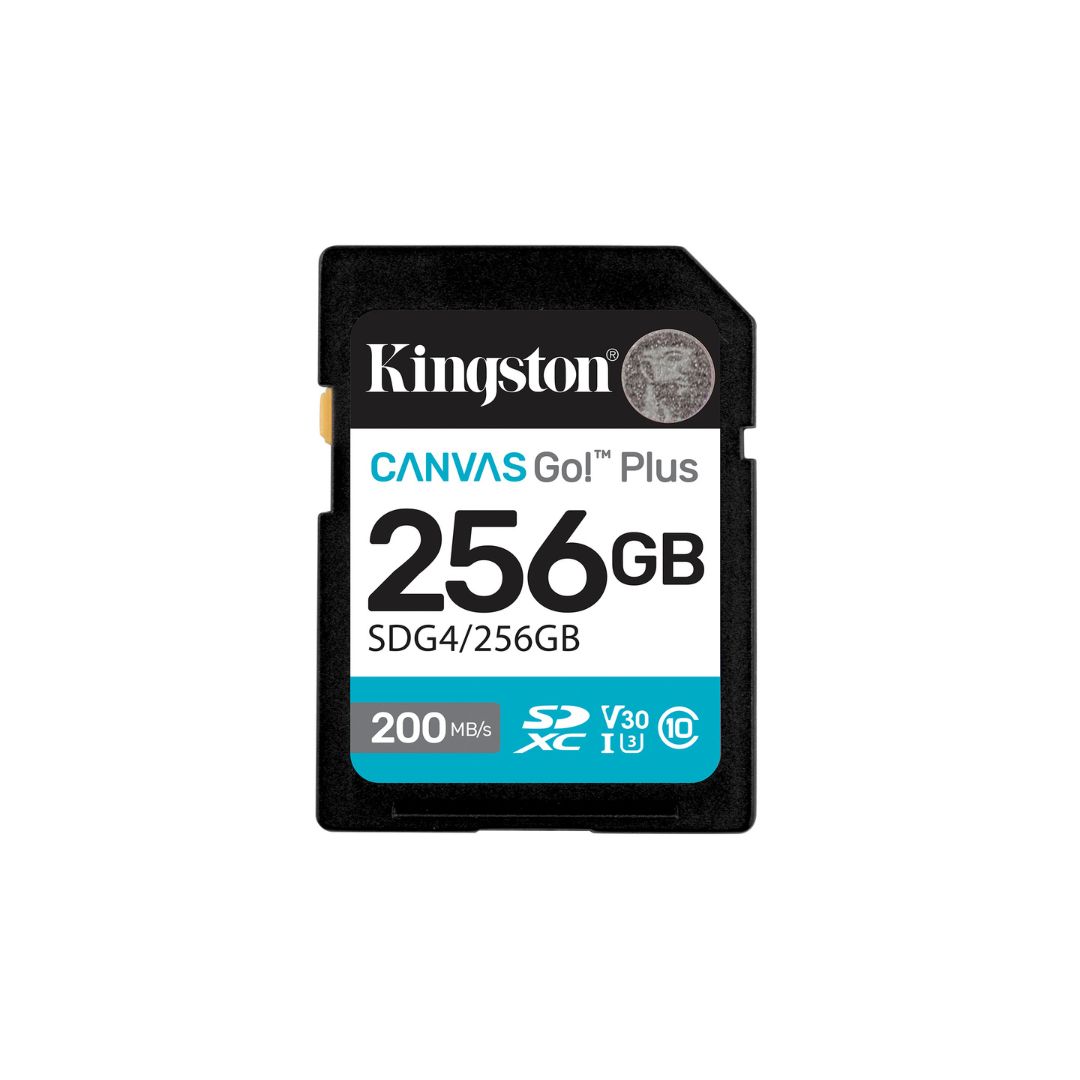 Kingston SDXC SD Card, U3, UHS-I, Class 10