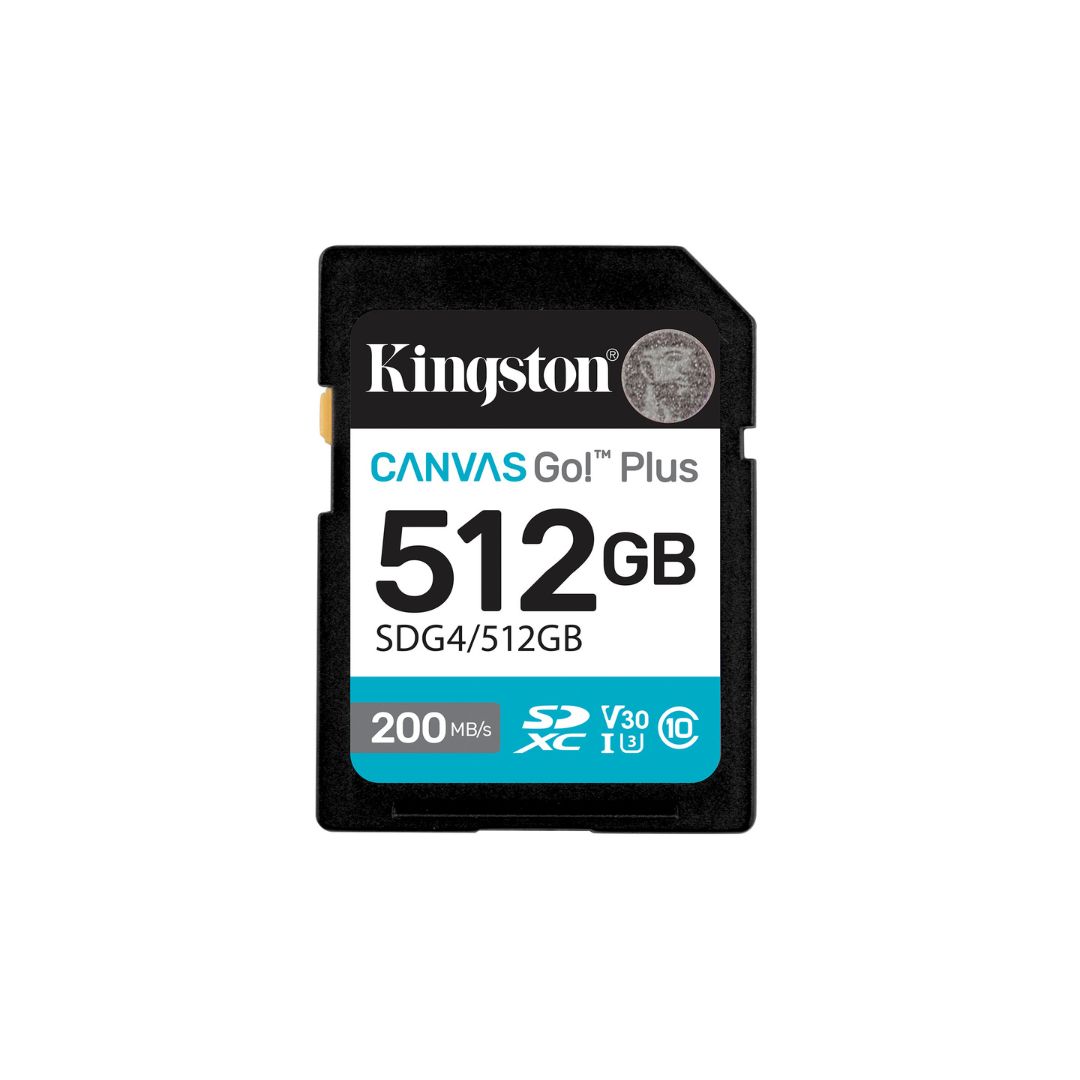 Kingston SDXC SD Card, U3, Class 10, UHS-I