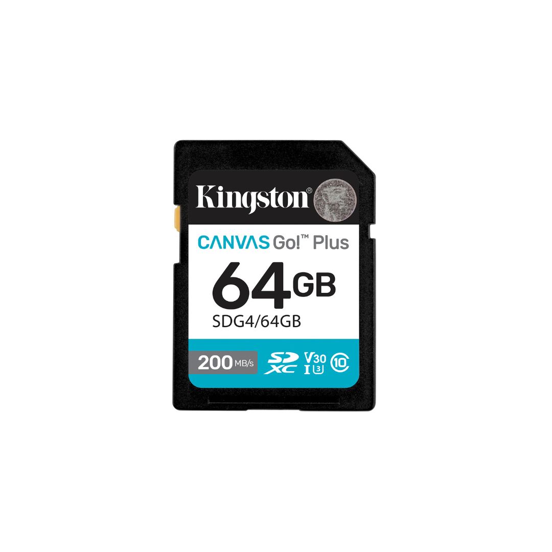 Kingston SDXC SD Card, UHS-I, U3, Class 10