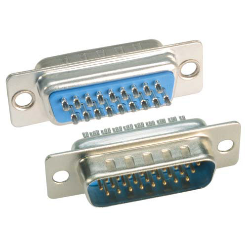 L-Com SDH 26 Way Straight 2.3 mm Pitch Screw D-Sub Connector, with Jack Screw Male