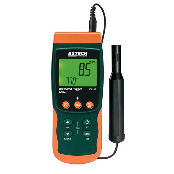 Extech SDL150 Data Logging Air Quality Meter 50 °C, 50 °C Max, Battery-Powered