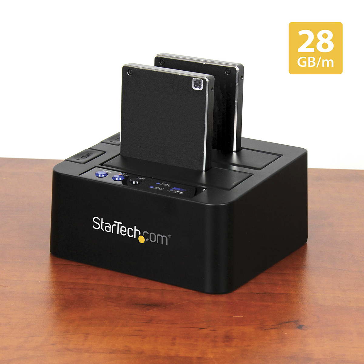sdock2u313r StarTech.com USB 2.5 in, 3.5 in 142 x 70 x 25.4 mm Hard Drive Docking Station 2.5 x 3.5 in