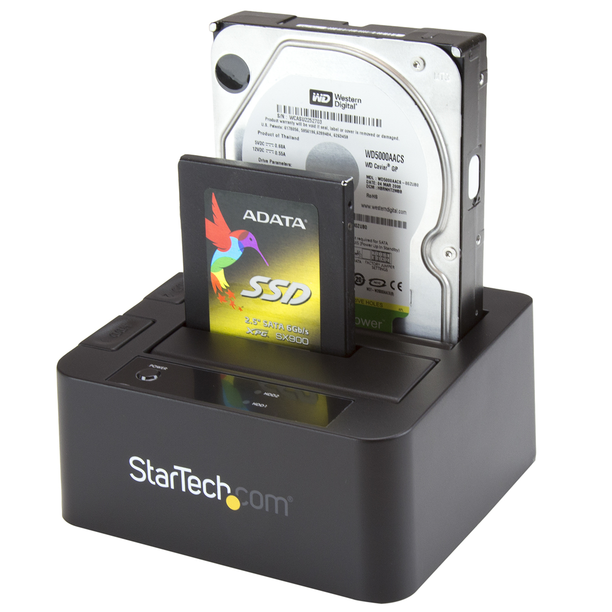 sdock2u33eb StarTech.com USB 3.0 2.5 in, 3.5 in 143 x 132 x 70 mm Hard Drive Docking Station 2.5 x 3.5 in
