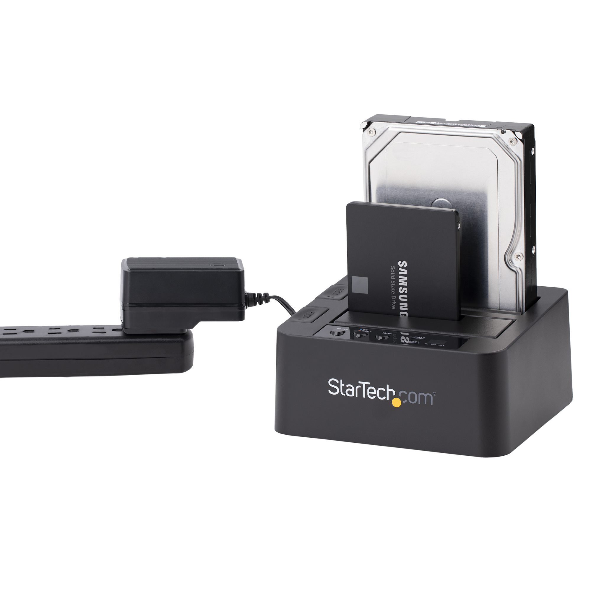 sdock2u33re StarTech.com USB 2.5 in, 3.5 in 147 x 132 x 70 mm Hard Drive Docking Station 2.5 x 3.5 in