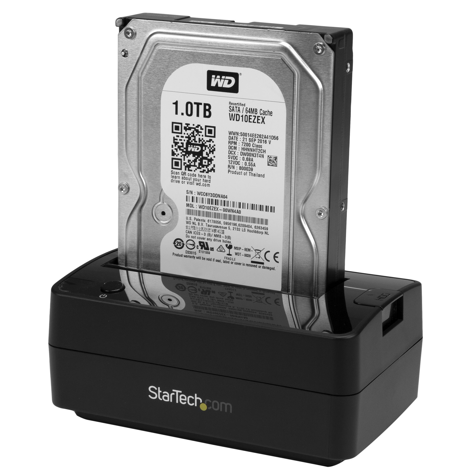sdocku313e StarTech.com USB 3.1 2.5 in, 3.5 in 14.5 cm x 93 mm x 6.3 cm Hard Drive Docking Station 2.5 x 3.5 in