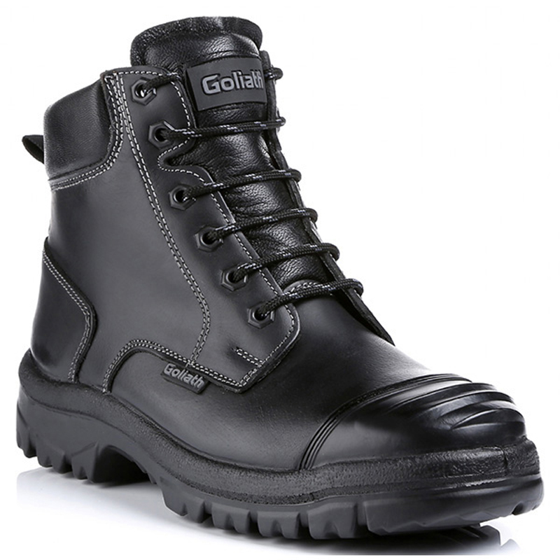 Goliath SDR10CSI Black Steel Toe Capped Safety Boots 5, EU 38 HI CI HRO SRC, EN ISO 20345:2011 S3