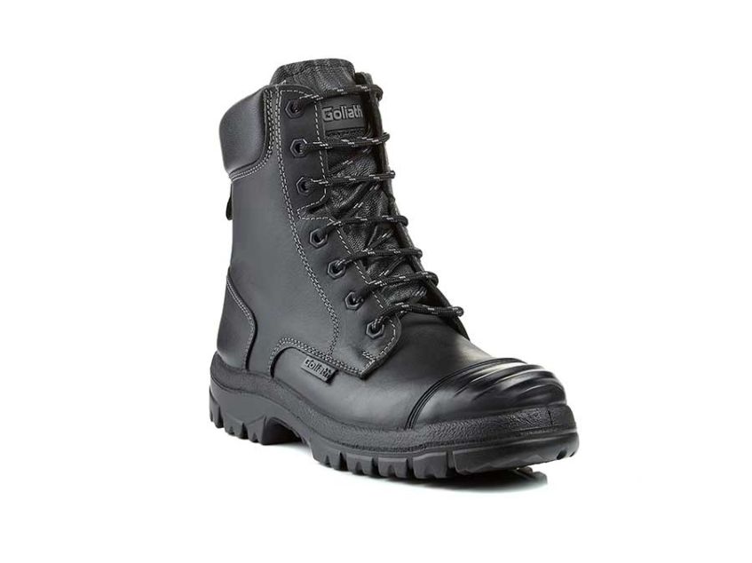 Goliath SDR15CSI Black Steel Toe Capped Unisex Safety Shoes 11