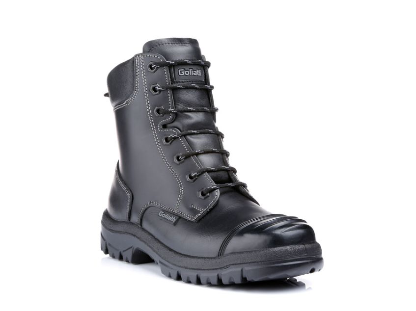 Goliath SDR15CSIZ Black Stainless Steel Toe Capped Unisex Groundmaster Safety Shoe 11 EN ISO 20345:2011