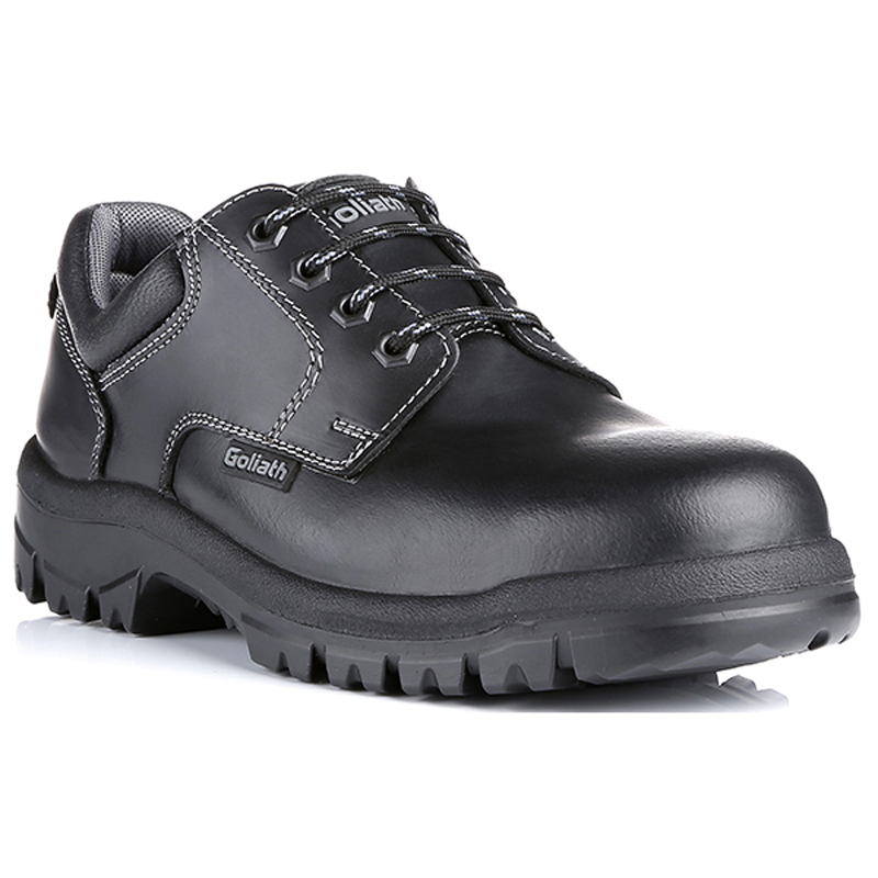 Goliath SDR16SI Black Steel Toe Capped Safety Shoes 6, EU 39 EN ISO 20345:2011