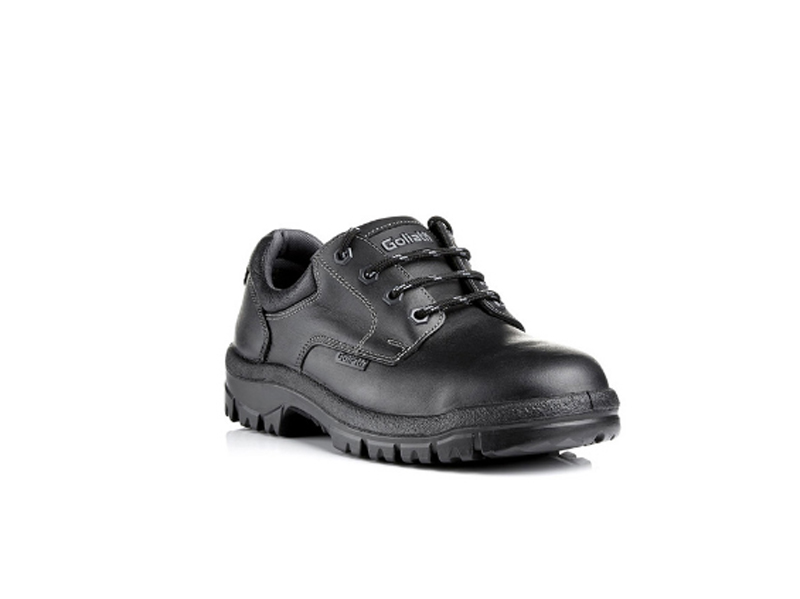 Goliath SDR16SI Black Steel Toe Capped Safety Shoes 7, EU 41 EN ISO 20345:2011