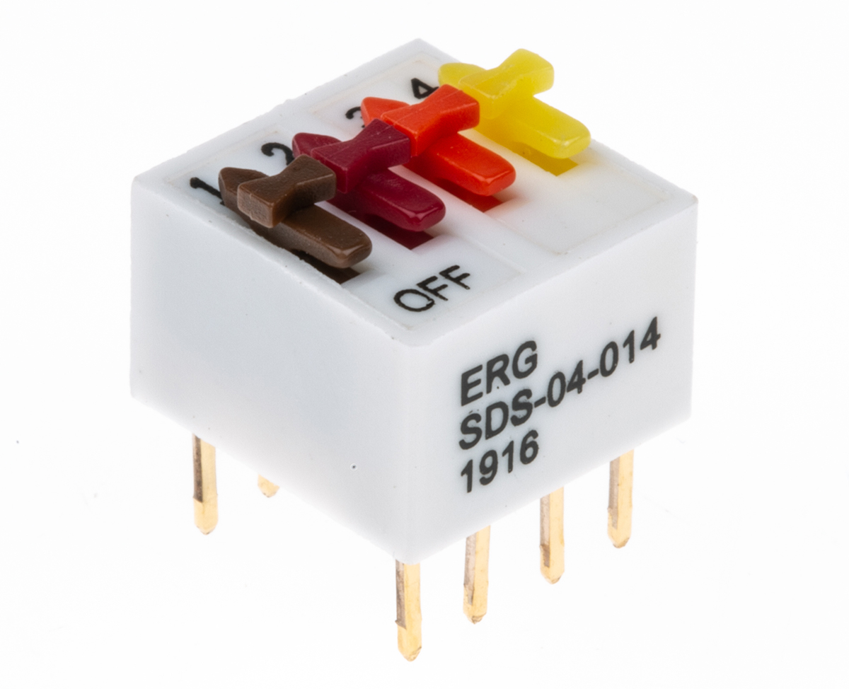 ERG Directing Switch Rotary Coded DIP Switch Through Hole