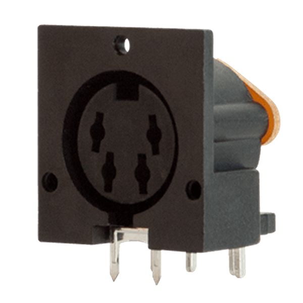 Same Sky, SDS-J 8 Pole DIN Connector, 2A, 250V, Through Hole Female