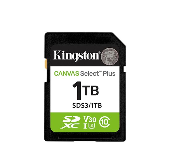 Kingston 1 TB SDXC SD Card, UHS-I, Class 10