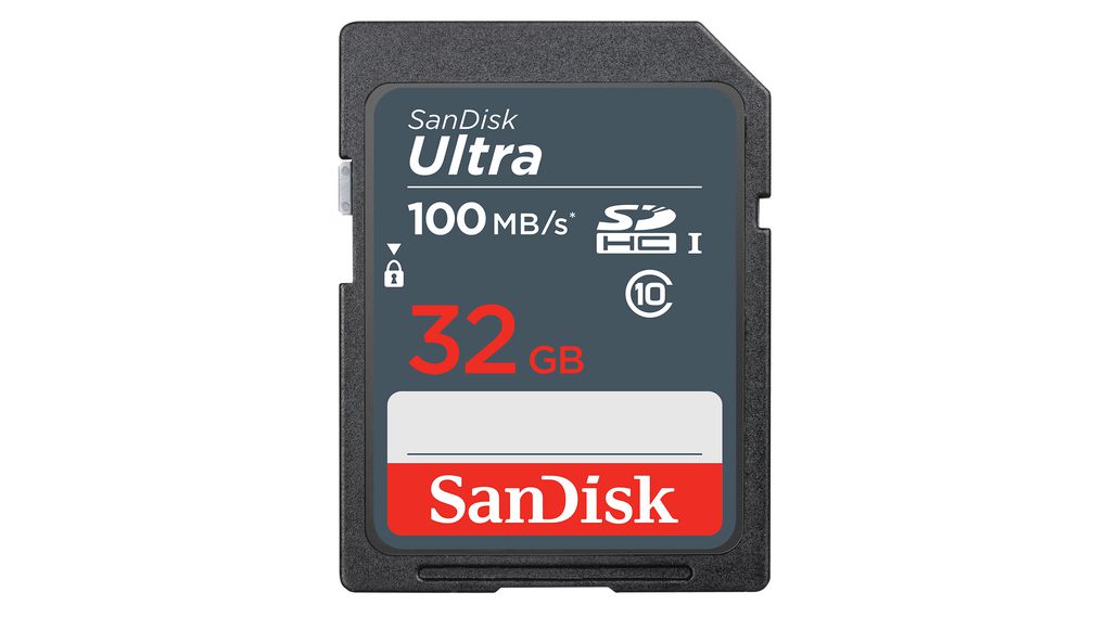 Sandisk 32 GB SDHC microSD, Up to 100 Mb/s