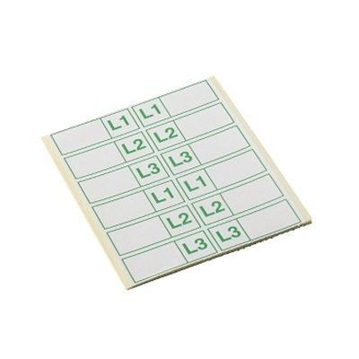 Schneider Electric Green, White Adhesive Multi Purpose Label Sheet, Pack of 1 Per Pack