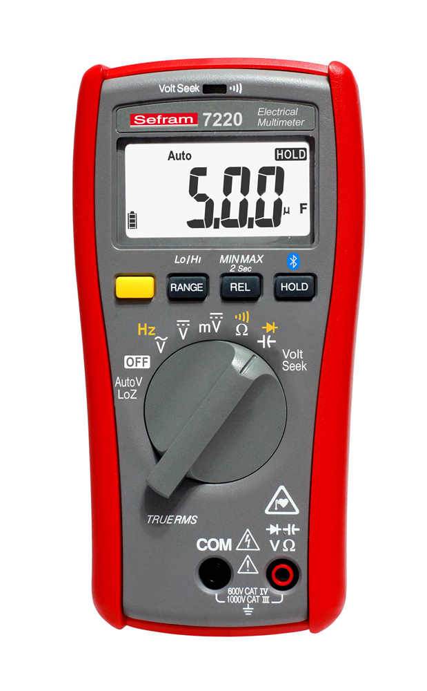 Sefram SEFRAM 722X Digital Digital Multimeter True RMS, 10 A ac, 10 A dc, 1 kV ac - UKAS Calibrated
