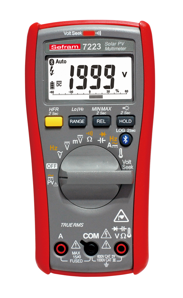 Sefram 7223 SEFRAM 722X Digital Digital Multimeter True RMS, 10 A dc, 1 kV ac - RSCAL Calibrated