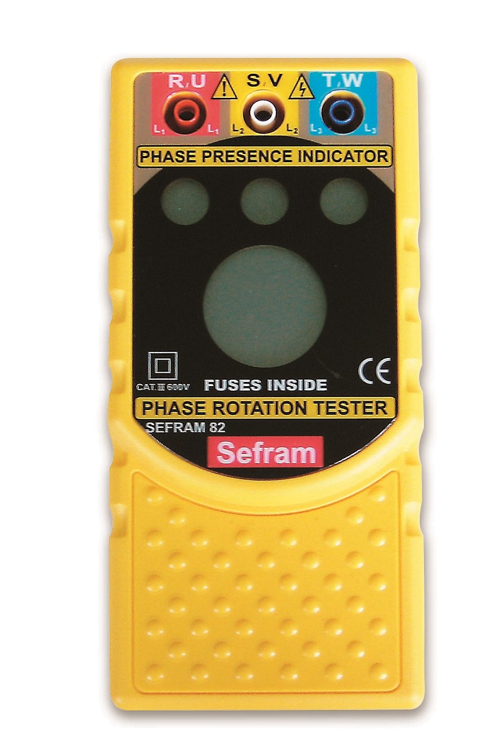 Sefram SEFRAM82 Phase Rotation Tester, 400 Hz Max, 700V ac Max Non-Contact