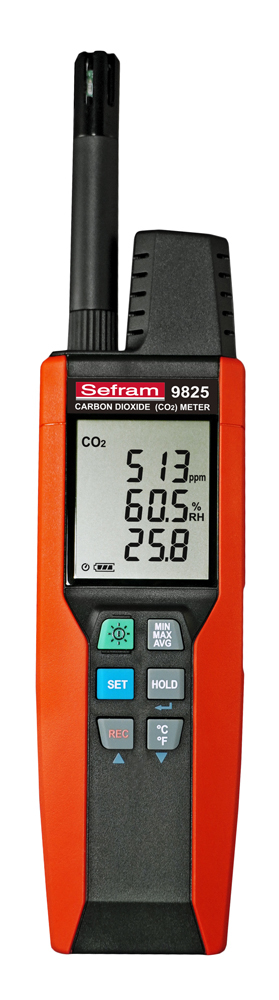 Sefram Data Logging CO2 Probe 60 °C, 50 °C Max, 100 %RH Max, 9 V Battery-Powered