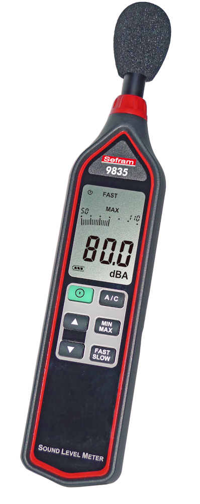 Sefram  SEFRAM9835  Data Logging  Sound Level Meter 30 dB to 130 dB 8 kHz max