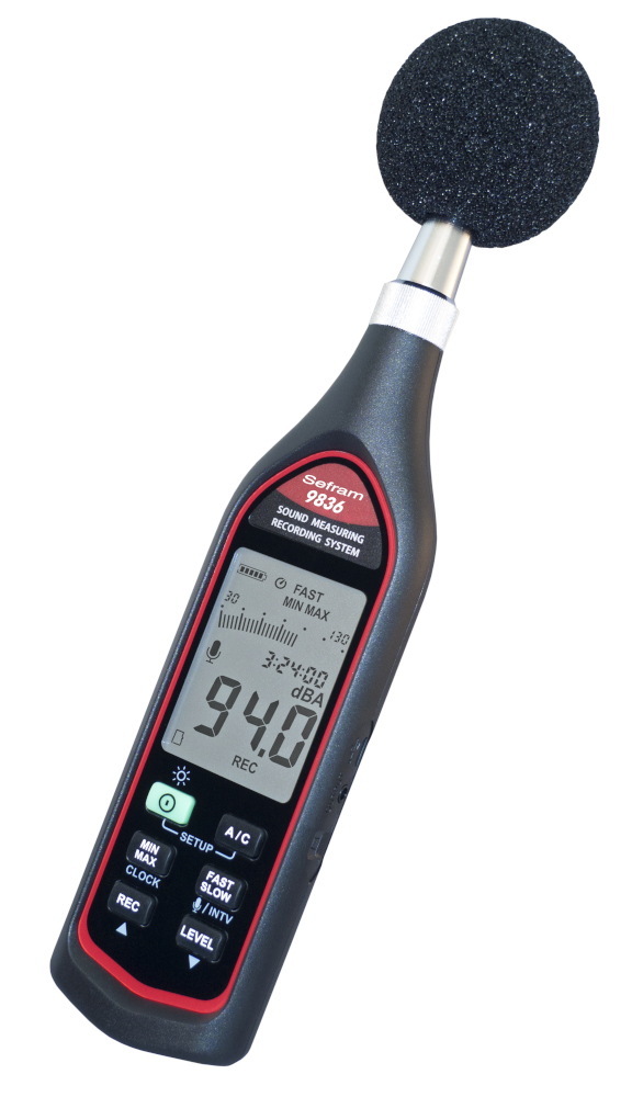 Sefram  SEFRAM9836  Data Logging  Sound Level Meter 30 dB to 130 dB 8 kHz max