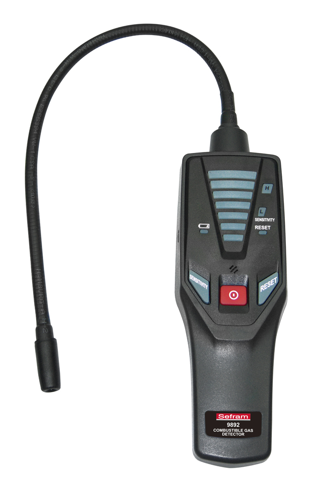 Sefram SEFRAM9892 Handheld Gas Detector for Natural Gas, Gasoline, Propane Detection, CE, RoHS