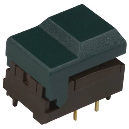 C & K Grey Tactile Switch, SPST 10 mA 24 V dc, Surface