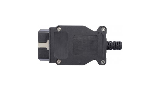 Schutzinger, SET 7471 Automotive Connector Black Cable Solder Pin Termination SET 7471/OBD II/24V/GB/11/SW