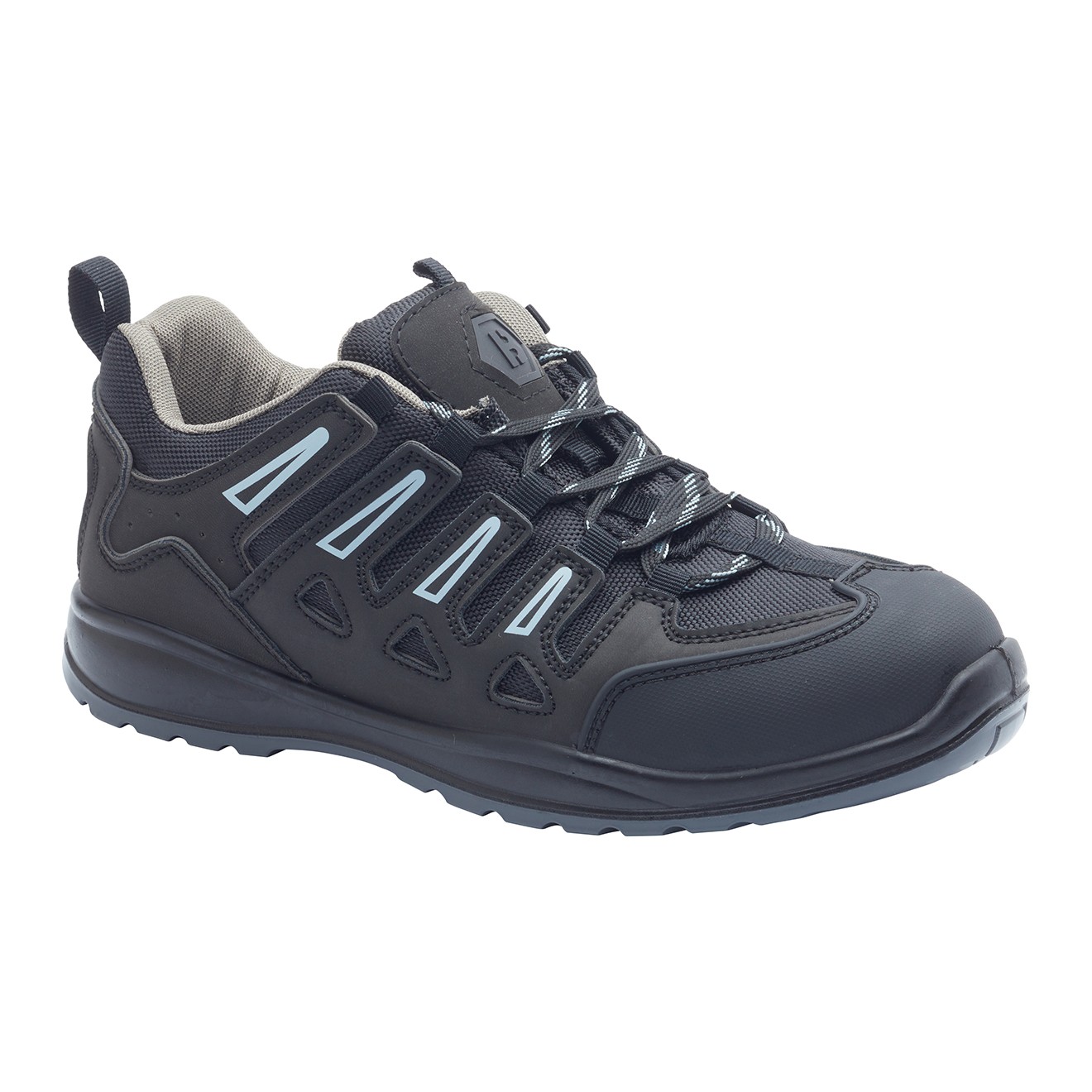 Rodo SF101 Unisex Black Steel Safety Trainer, UK 6, EU 39